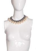 Julie Rubano Faux Pearl Bib Necklace