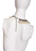 Julie Rubano Faux Pearl Bib Necklace