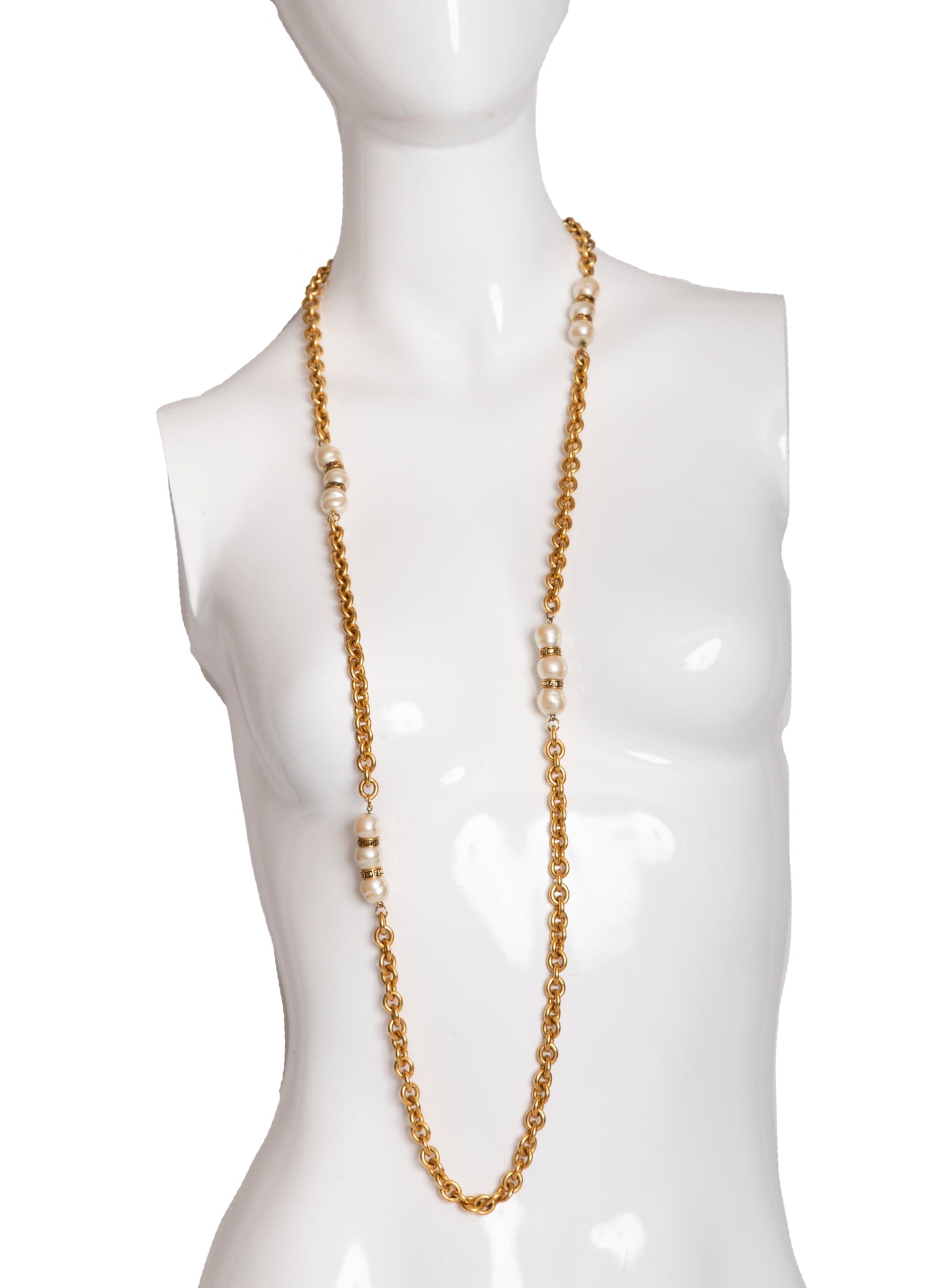 Fendi Gold & Pearl Necklace