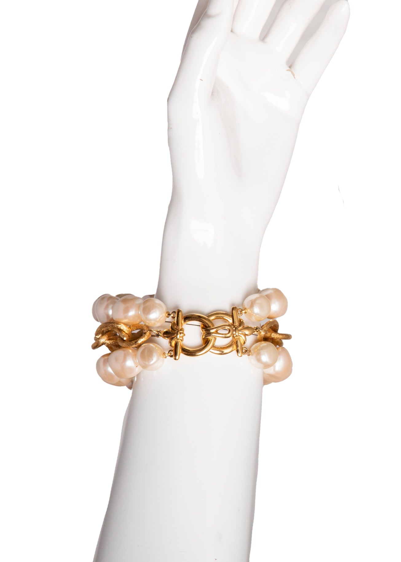 Givenchy Pearl & Gold Bracelet