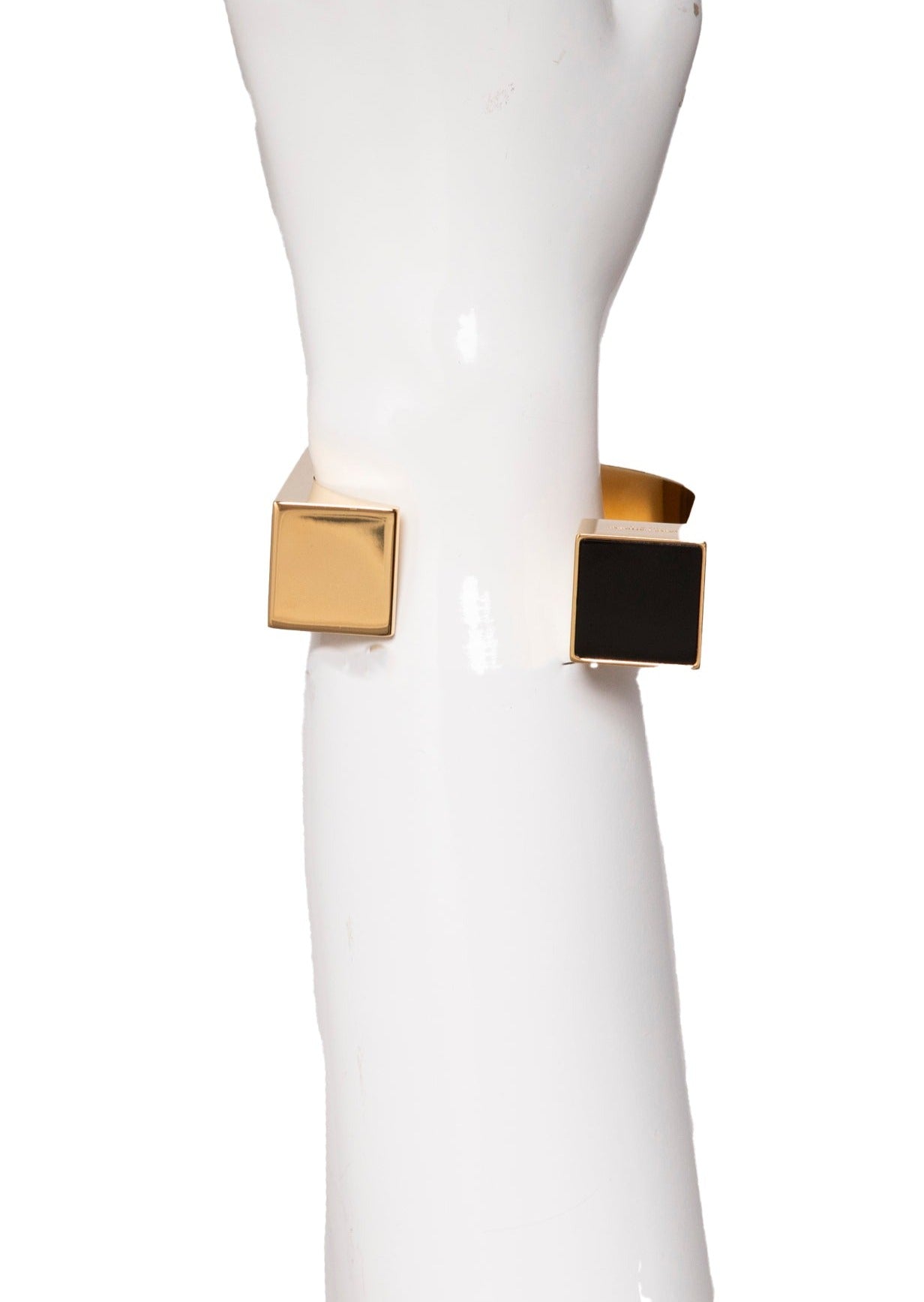 Yves St. Laurent Gold & Onyx Cuff