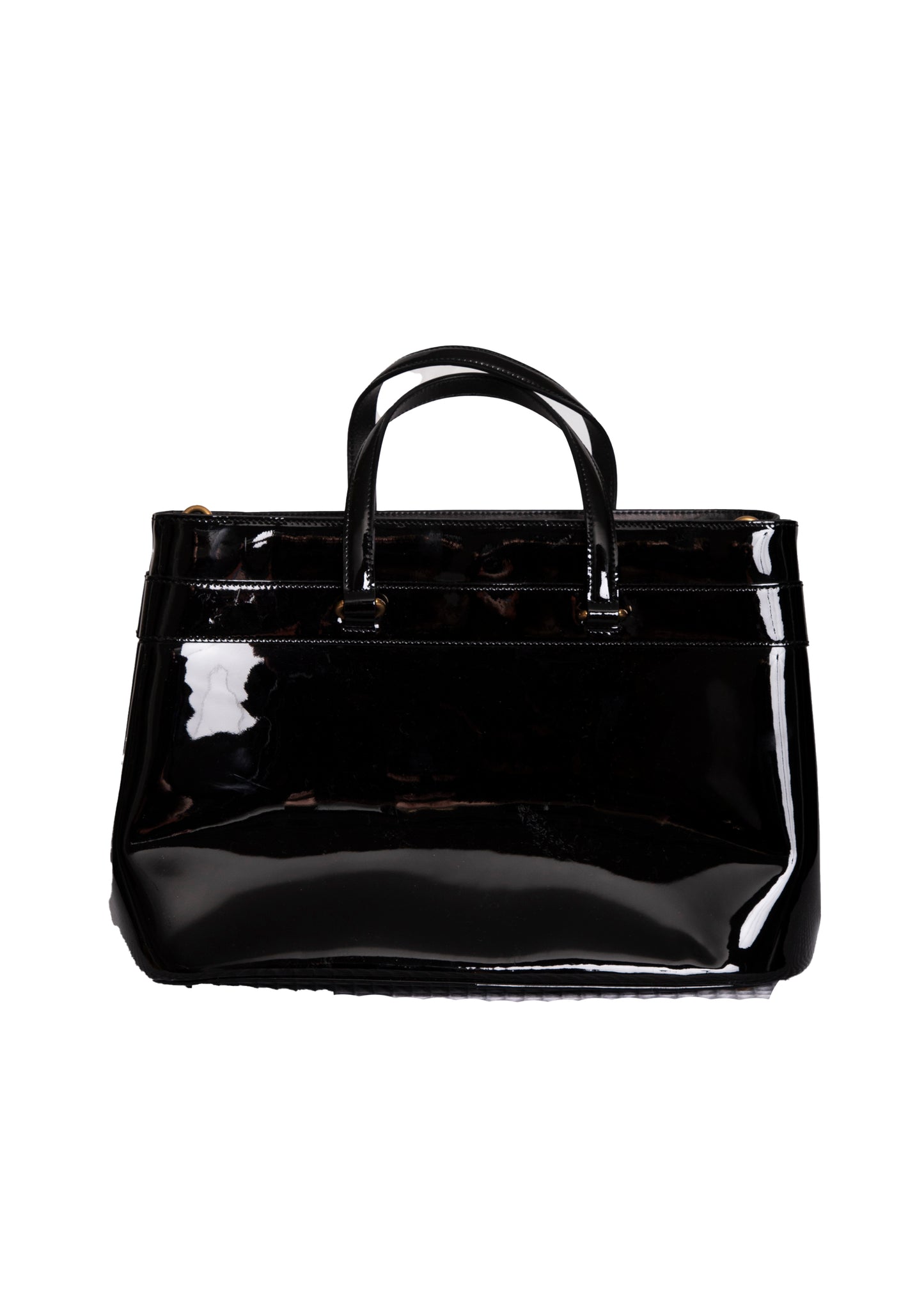 Gucci Black Patent Tote