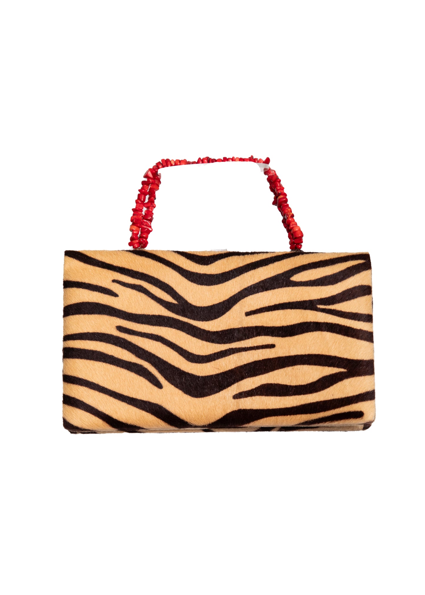 Tiger Print Haircalf Handbag