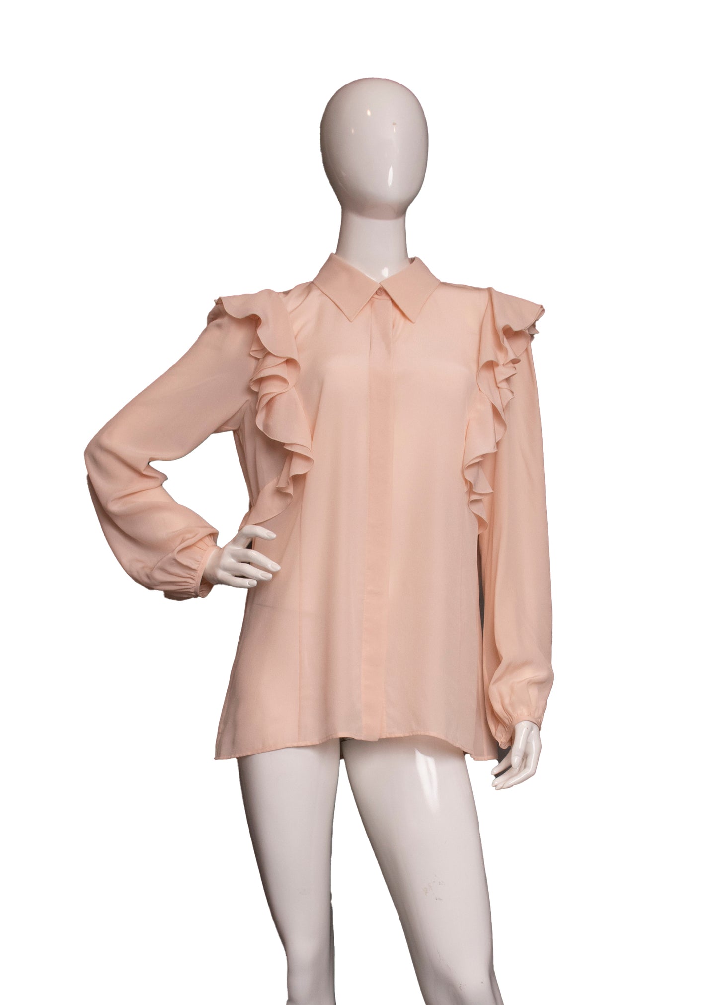 Chloe Pink Silk Blouse M