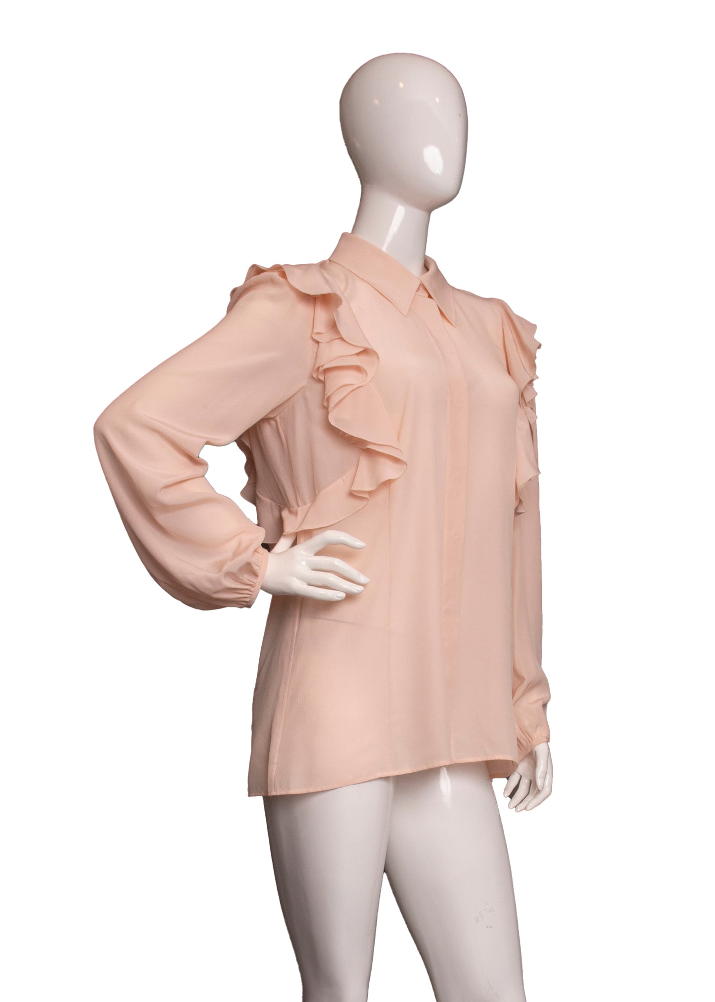 Chloe Pink Silk Blouse M