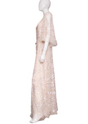 Needle & Thread Blush Sequin Maxi Dress