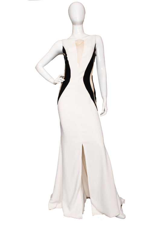 Mark Zunino White & Black Dress S