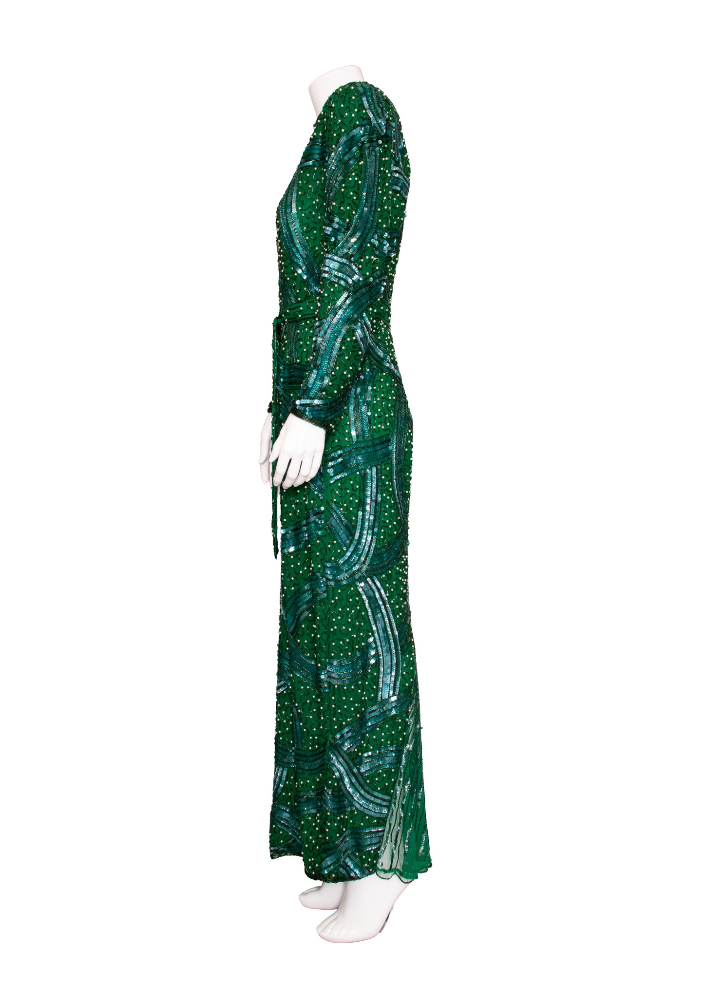 Judith Ann Green Sequin Dress