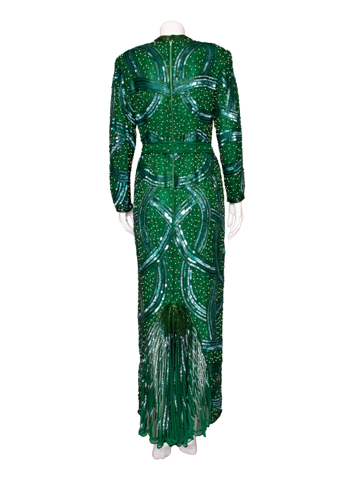 Judith Ann Green Sequin Dress