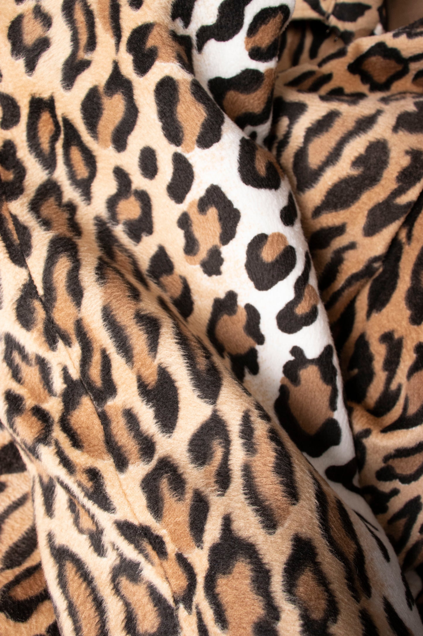 00s Moschino Leopard Print Coat M