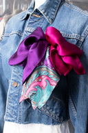 Prince's Silk Pocket Scarf "Purple Rain"
