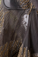 Carolina Herrera Gold Silk Long Sleeve Maxi Dress