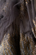 Carolina Herrera Gold Silk Long Sleeve Maxi Dress