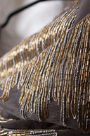 Carolina Herrera Gold Silk Long Sleeve Maxi Dress
