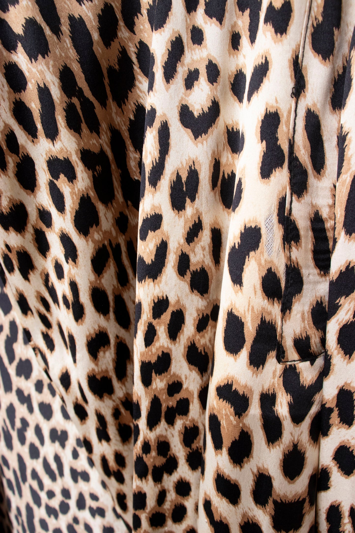Steven Tyler Silk Leopard Robe OS