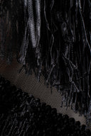Steven Tyler's Black Fringe Coat