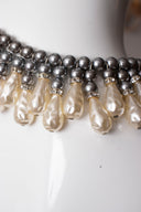 Julie Rubano Faux Pearl Bib Necklace