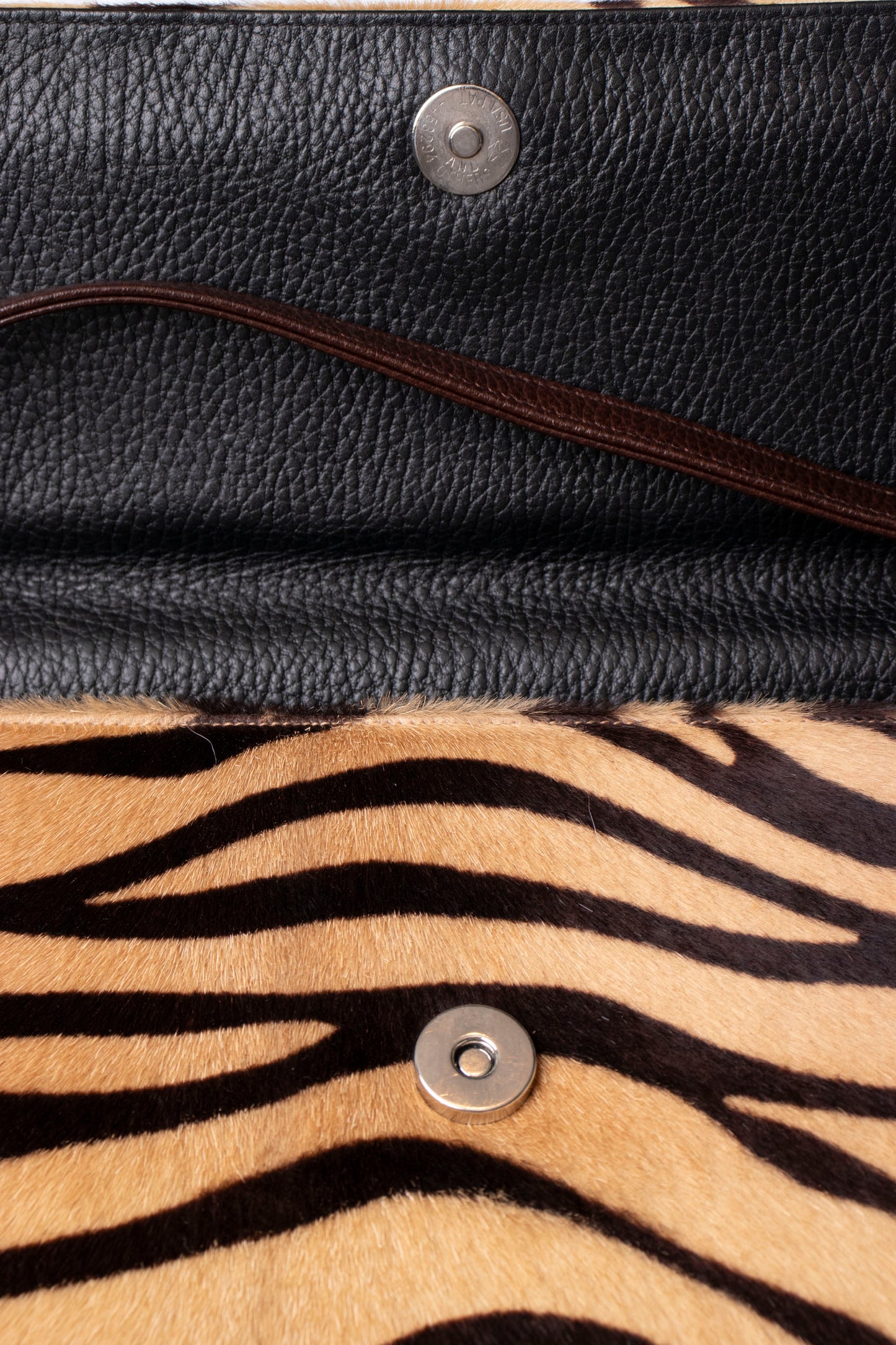 Tiger Print Haircalf Handbag