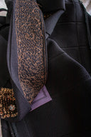 Herve Leger Black Silk Halter Bandage Maxi Dress