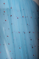 Fyodor Golan Blue Tulle Midi Skirt