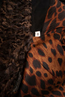 Versace Couture Black Cashmere Fur Long Sleeve Jacket