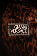 Versace Couture Black Cashmere Fur Long Sleeve Jacket