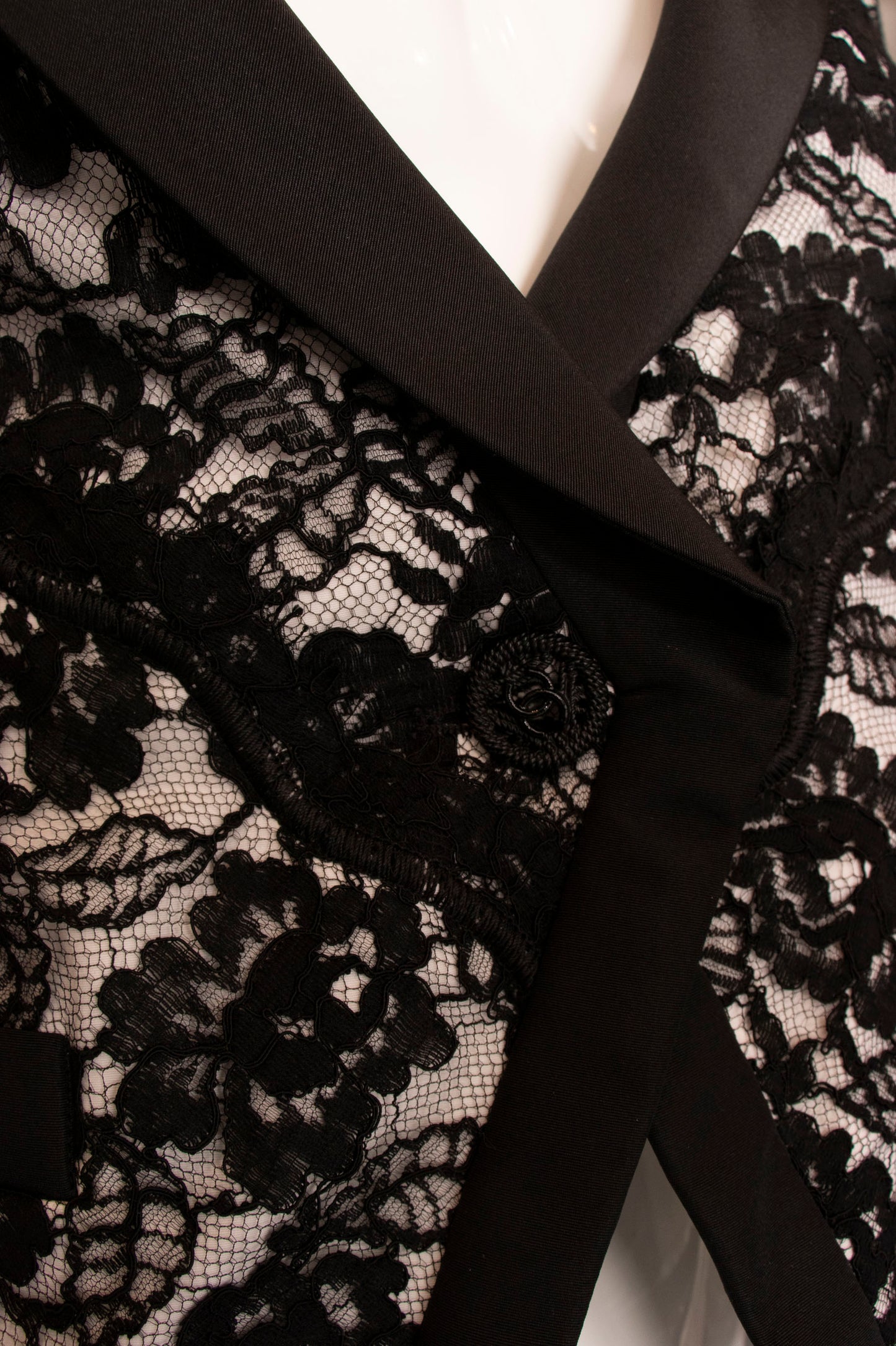 Chanel Black Lace Jacket