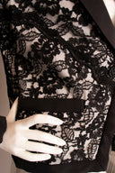 Chanel Black & White Lace Jacket