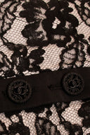 Chanel Black & White Lace Jacket