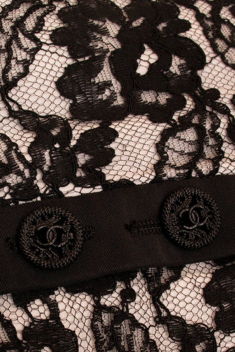 Chanel Black Lace Jacket