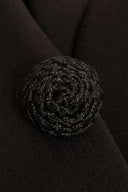 Balenciaga Black Wool 3/4 Sleeve Jacket
