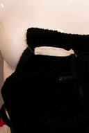 Givenchy Couture Plaid Silk Maxi Skirt and Long Sleeve Sweater Set
