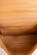 Chanel Beige Caviar Leather Top Handle Kelly Handbag