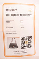 Chanel Black Caviar Leather Jumbo Flap Handbag