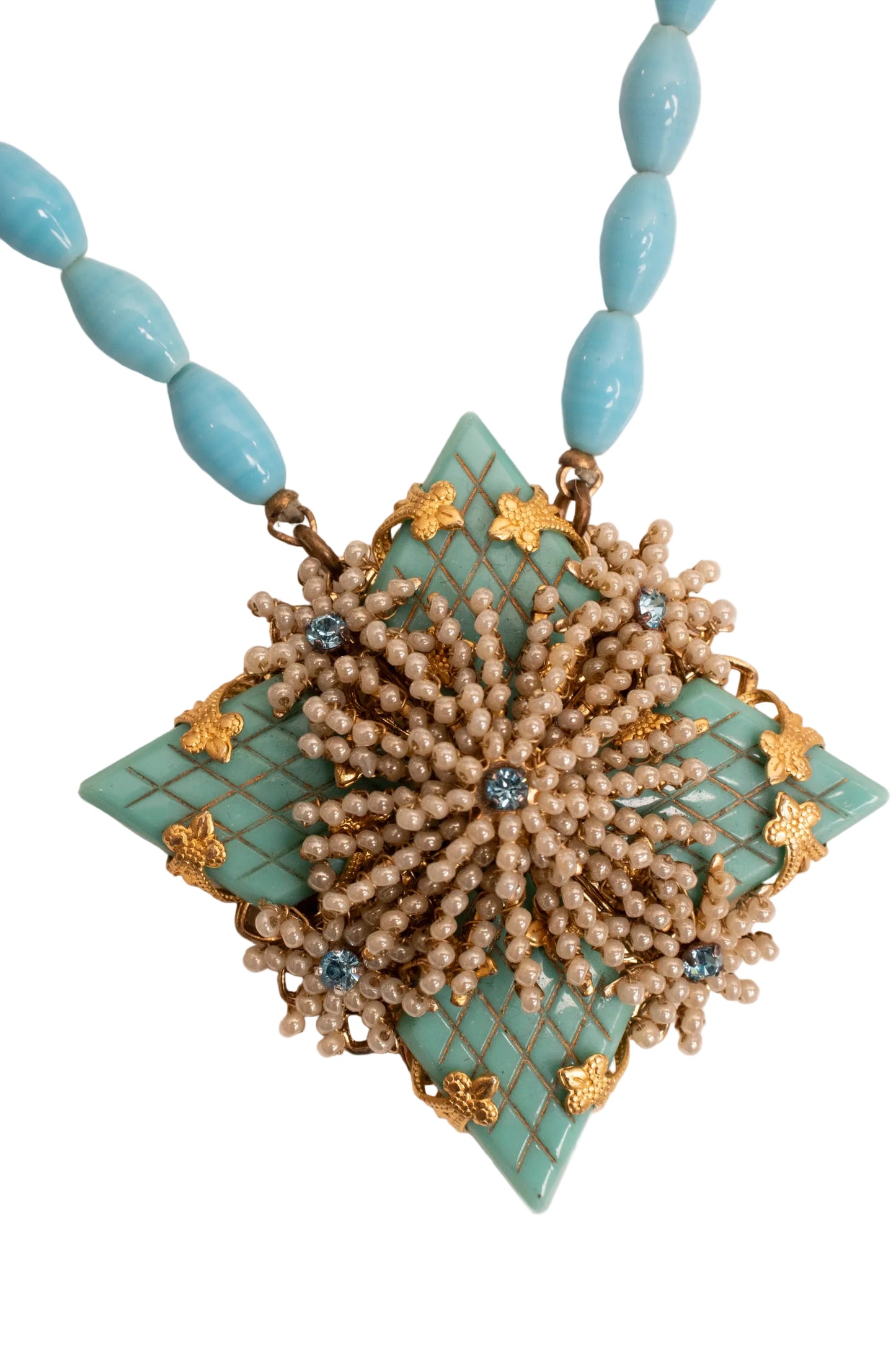 Stanley Hagler Blue Necklace