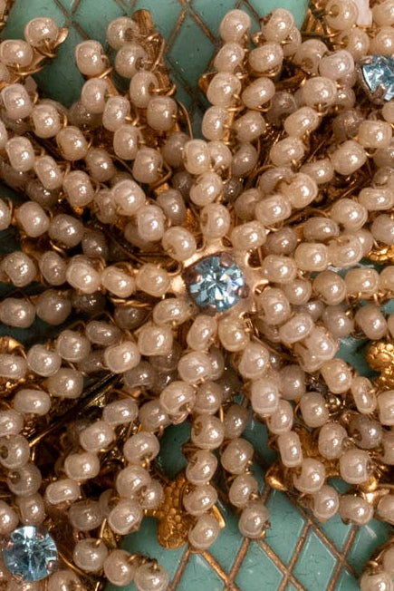 Stanley Hagler Blue Brooch