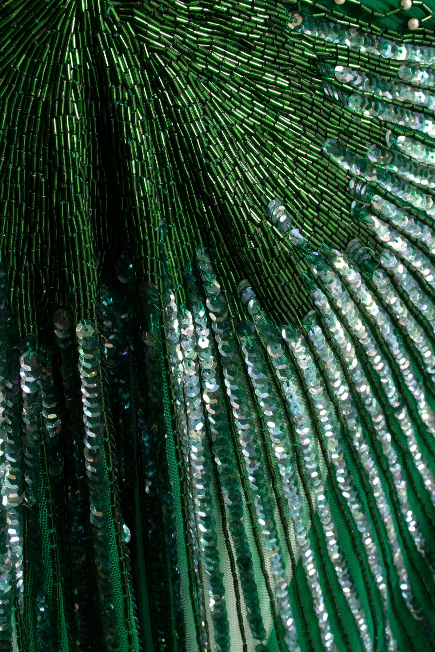 Judith Ann Green Sequin Dress