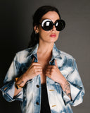 Saint Laurent Acid Wash Denim Jacket