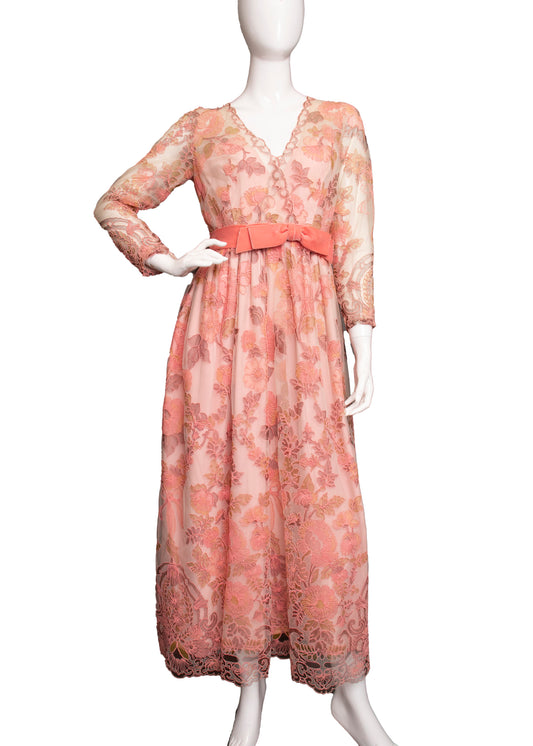 60s Floral Dress by Lisa Meril M