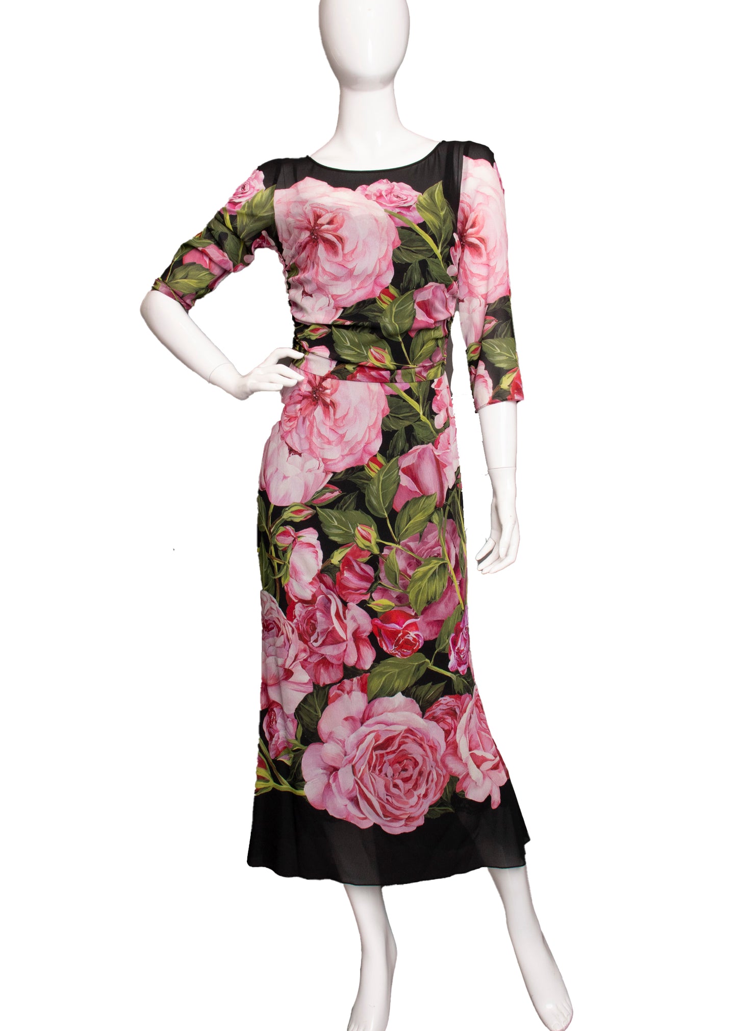 90s Dolce and Gabbana Floral Dress S/M