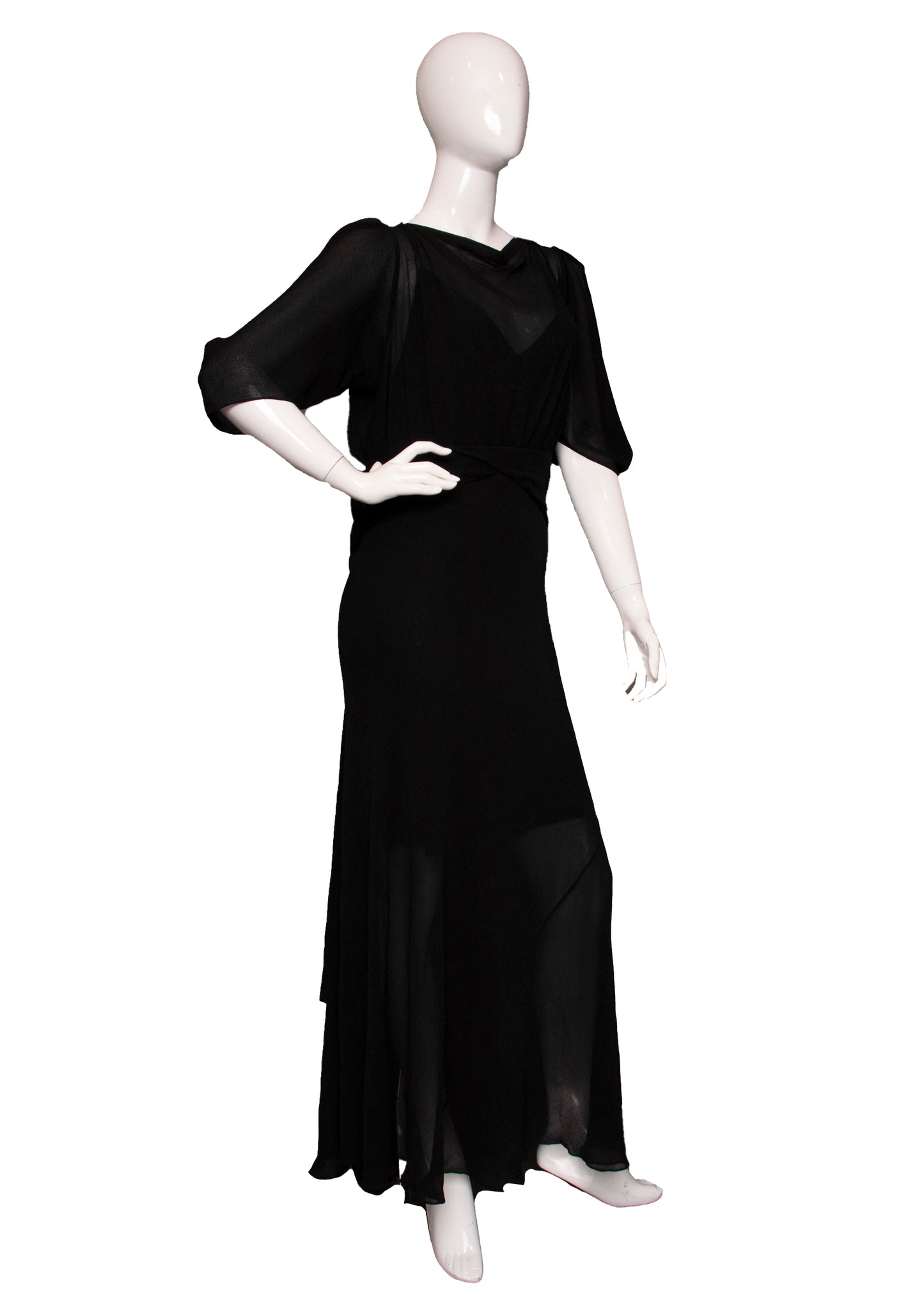 Petar Petrov Black Silk Dress M