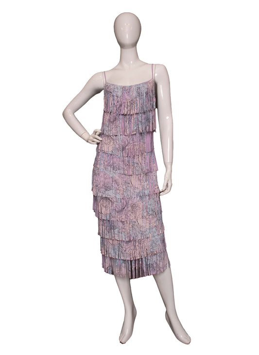 Chiara Boni Couture Fringe Dress M/L