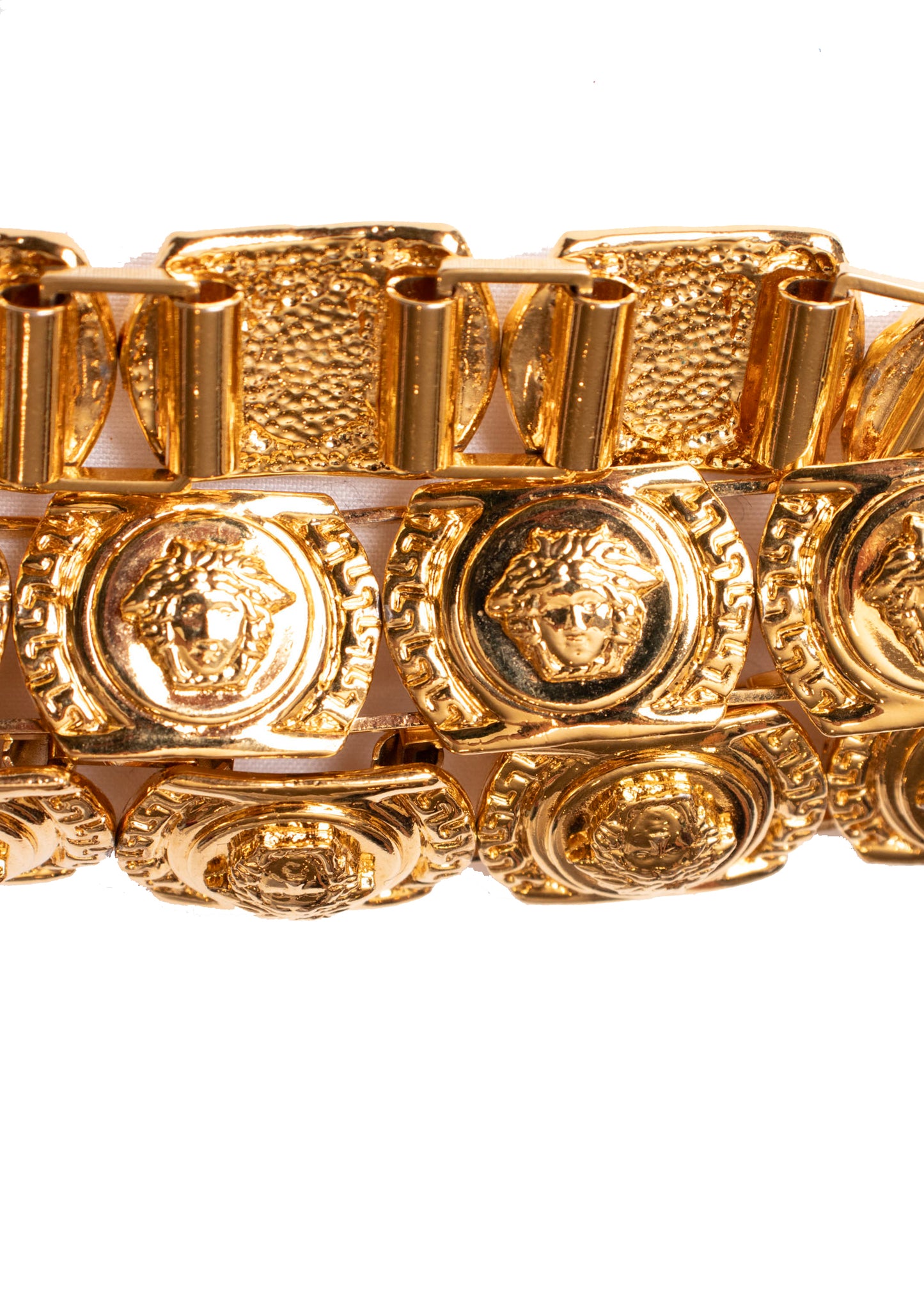 Versace Gold Medusa Head Chain Belt S/M
