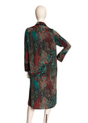Steven Tyler's Duster and Long Faux Shearling Vest Set M/L