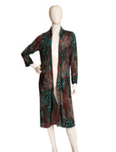 Steven Tyler's Duster and Long Faux Shearling Vest Set M/L