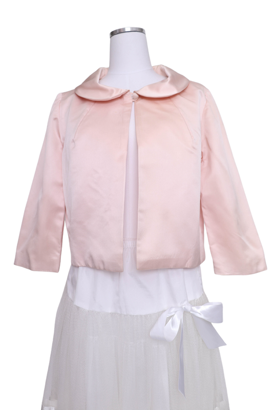 60's Pink Silk Jacket M