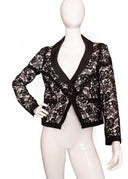 Chanel Black & White Lace Jacket