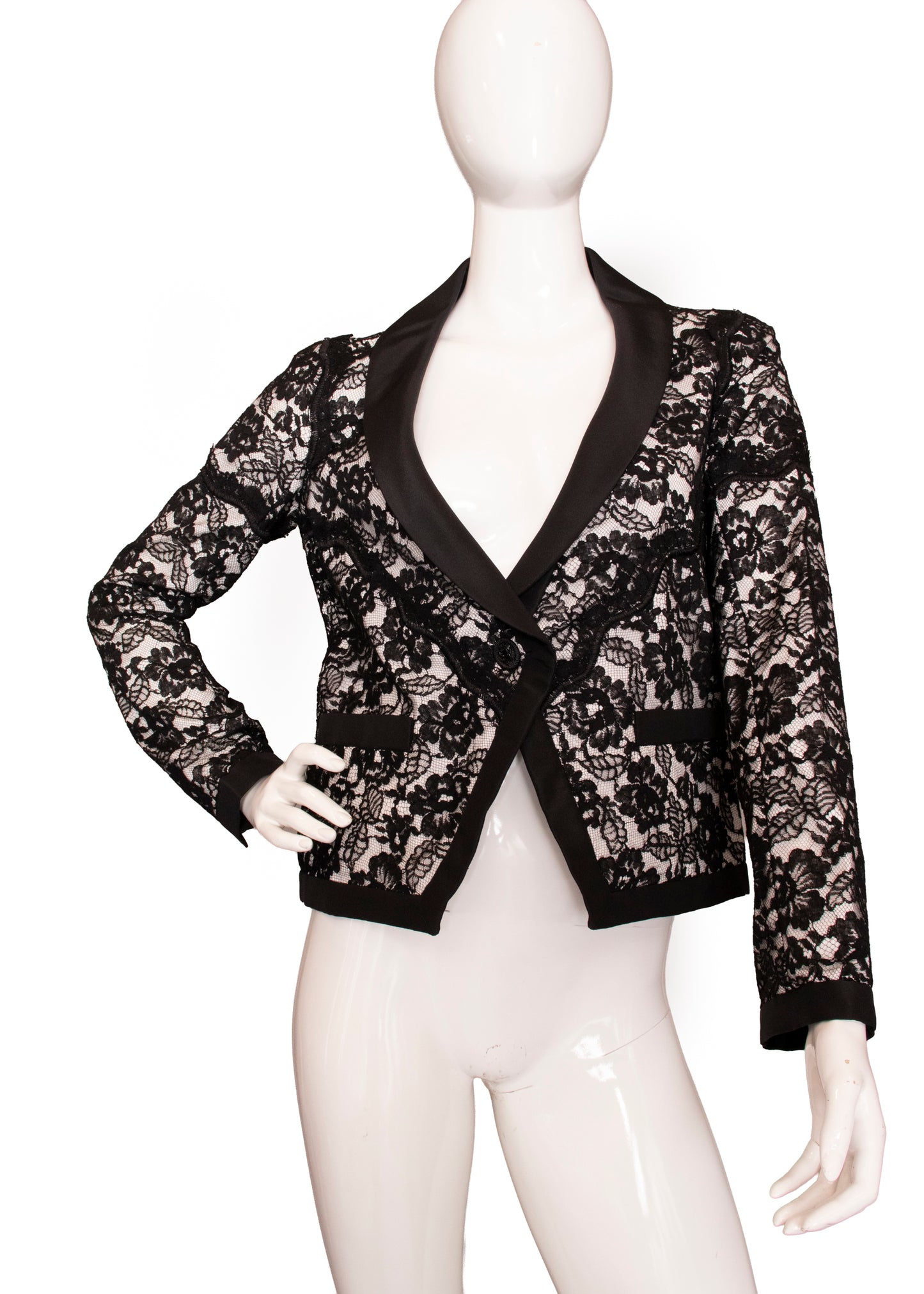 Chanel Black Lace Jacket