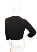 Balenciaga Black Wool 3/4 Sleeve Jacket