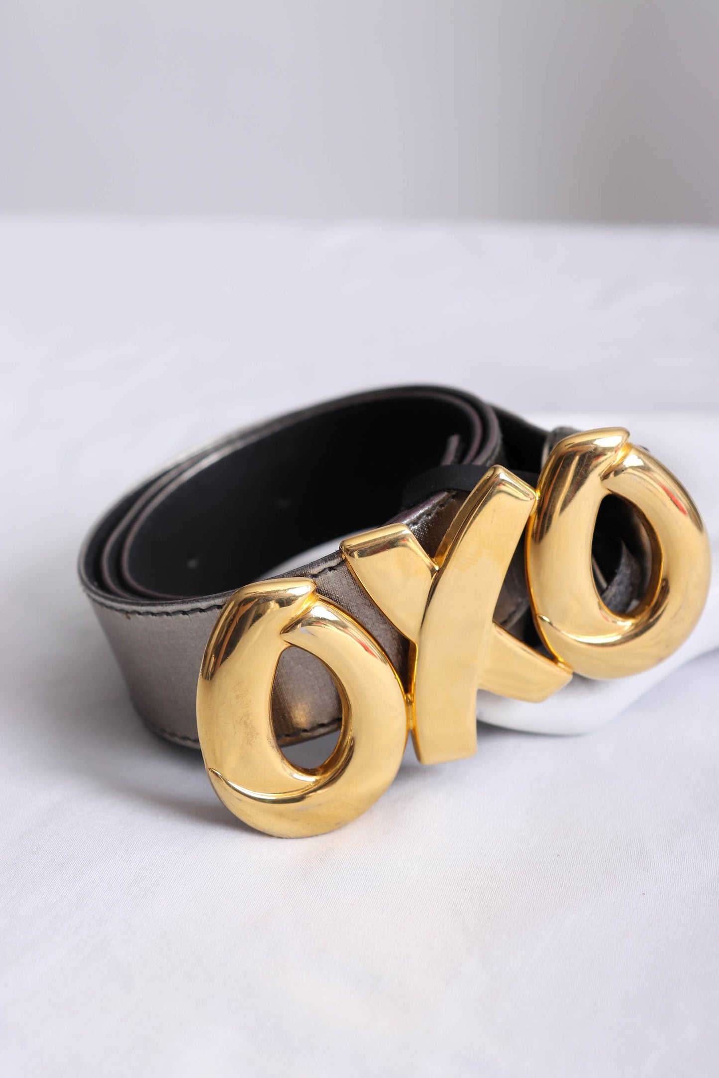 80's Paloma Picasso Gold OXO Belt M